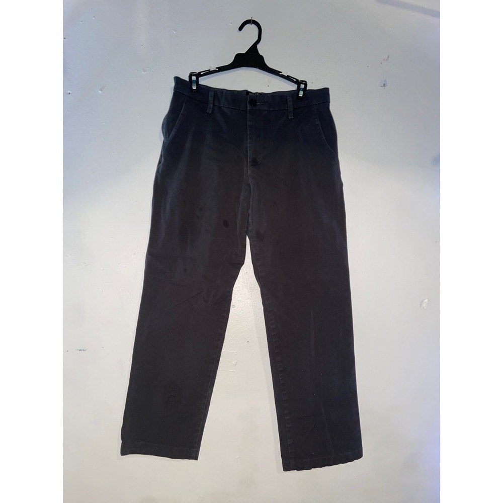Dockers Mens Classic Fit Chinos Gray WaterLess Straight Leg Pants 32x30 Heritage